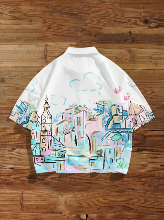 Santorini Cropped Shirt