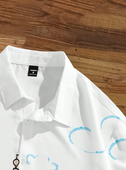 Santorini Cropped Shirt