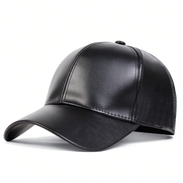 Midnight Leather Cap
