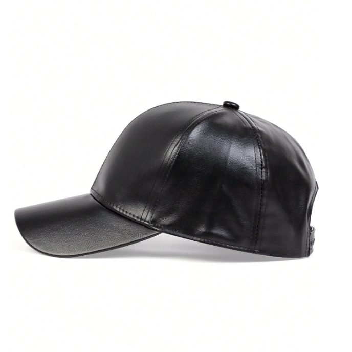 Midnight Leather Cap