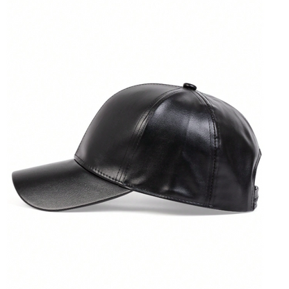 Midnight Leather Cap