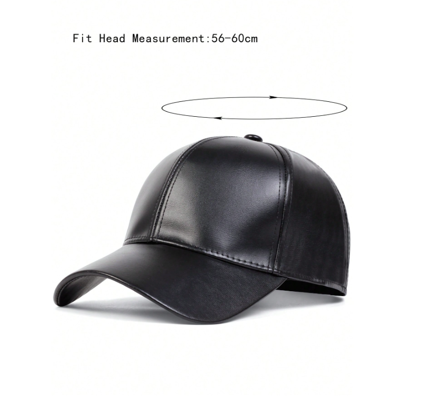 Midnight Leather Cap