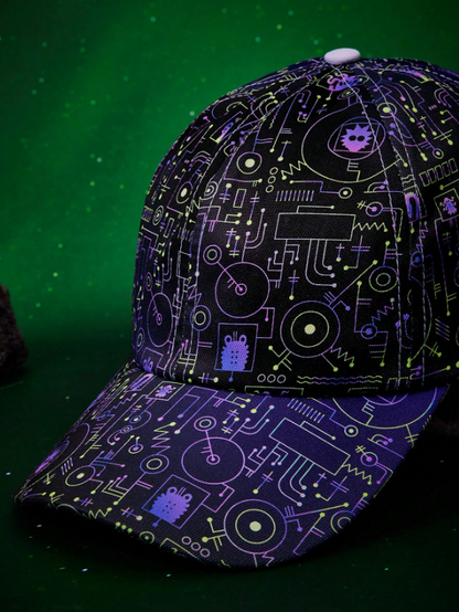 Neon Circuit Cap