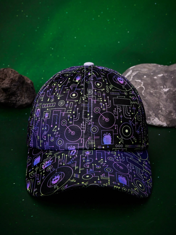 Neon Circuit Cap