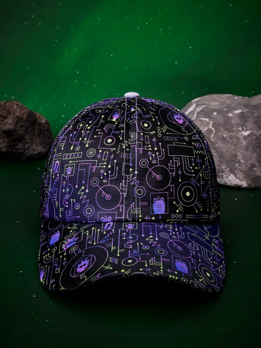 Neon Circuit Cap