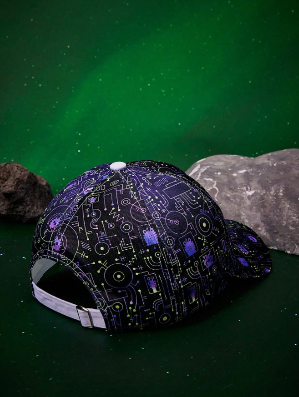 Neon Circuit Cap