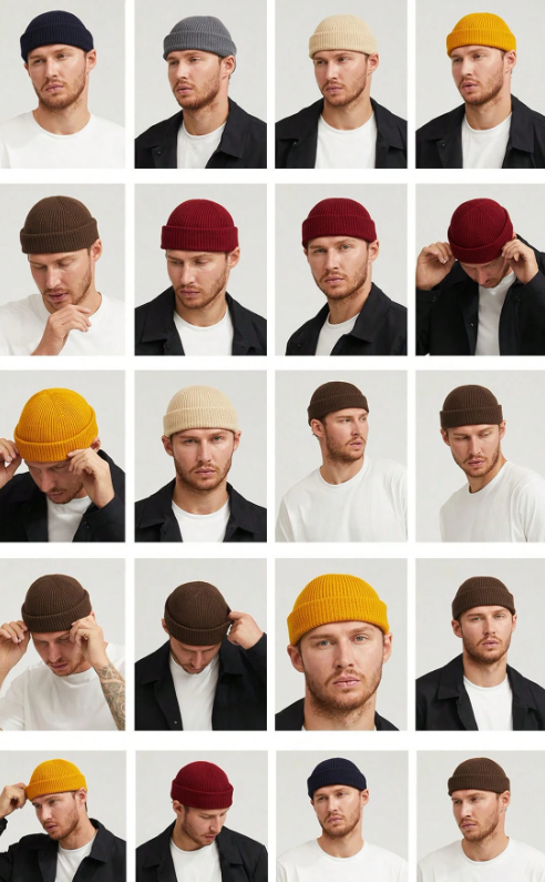Knitted Beanie — Ginger