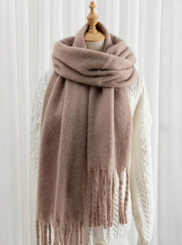 Plush Camel Scarf