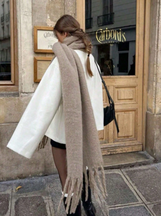 Plush Camel Scarf