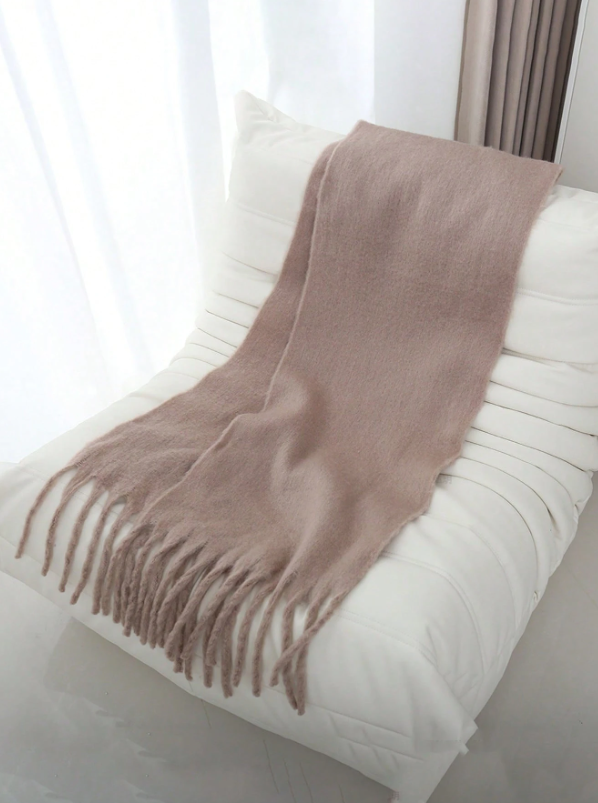 Plush Camel Scarf