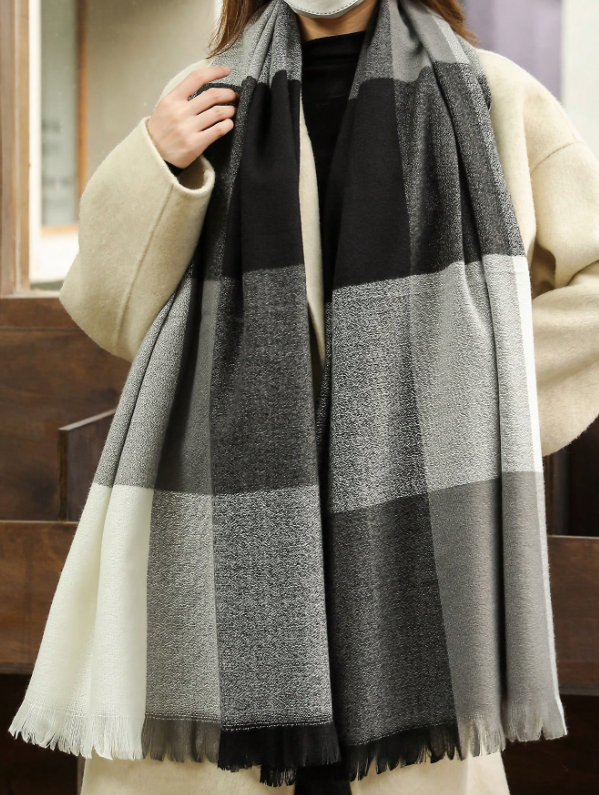 Block Knit Scarf