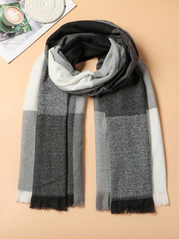 Block Knit Scarf