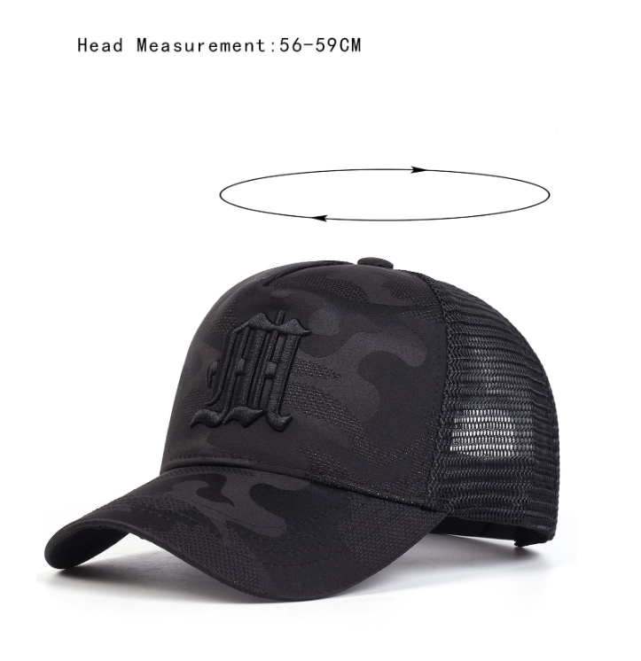 Camo Black Cap