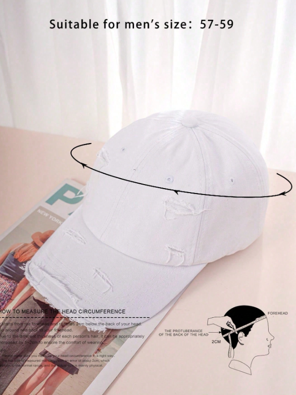 Ripped Distressed Cap
