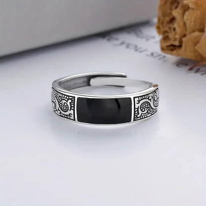 Midnight Crest Ring
