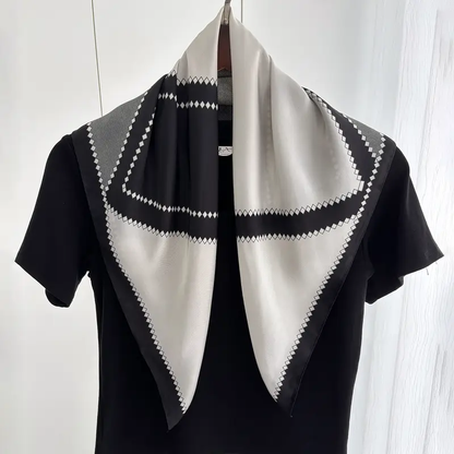 Noire Jacquard Neckerchief