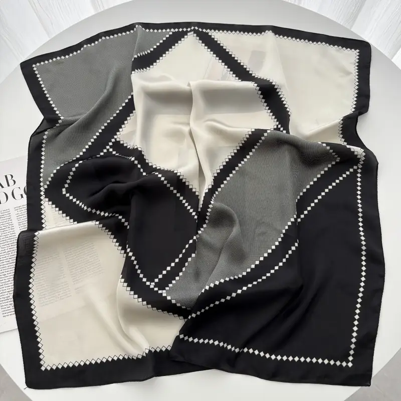 Noire Jacquard Neckerchief