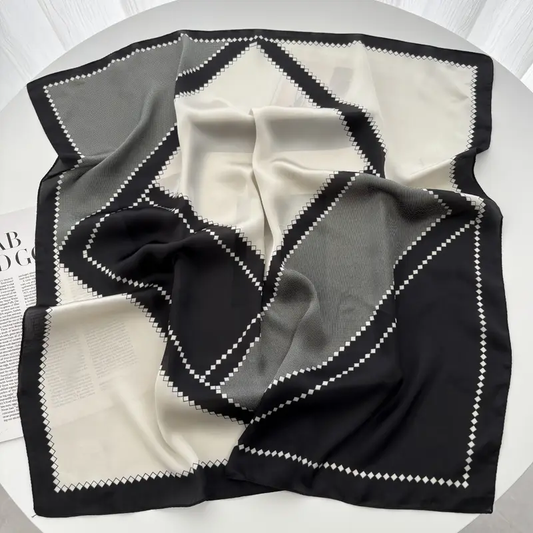 Noire Jacquard Neckerchief