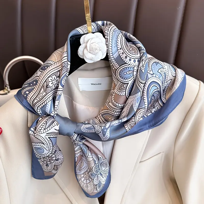 Aure Blue Neckerchief