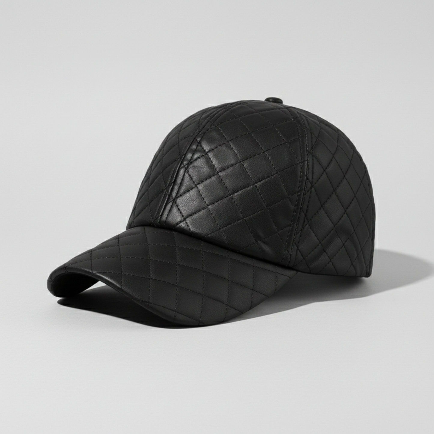 Black Rhinestone Cap