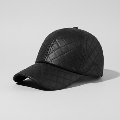 Black Rhinestone Cap