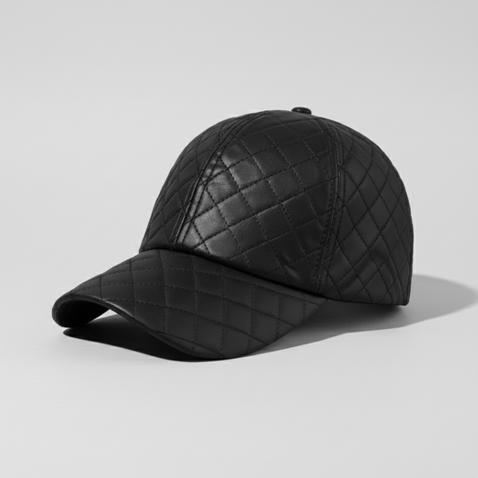 Black Rhinestone Cap