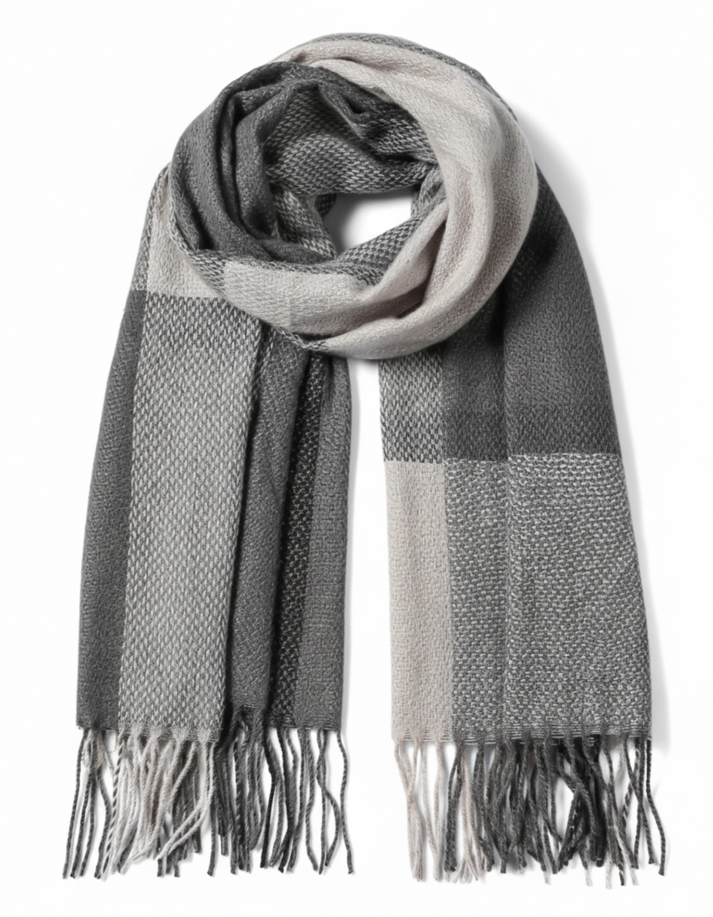 Refined Colorblock Scarf