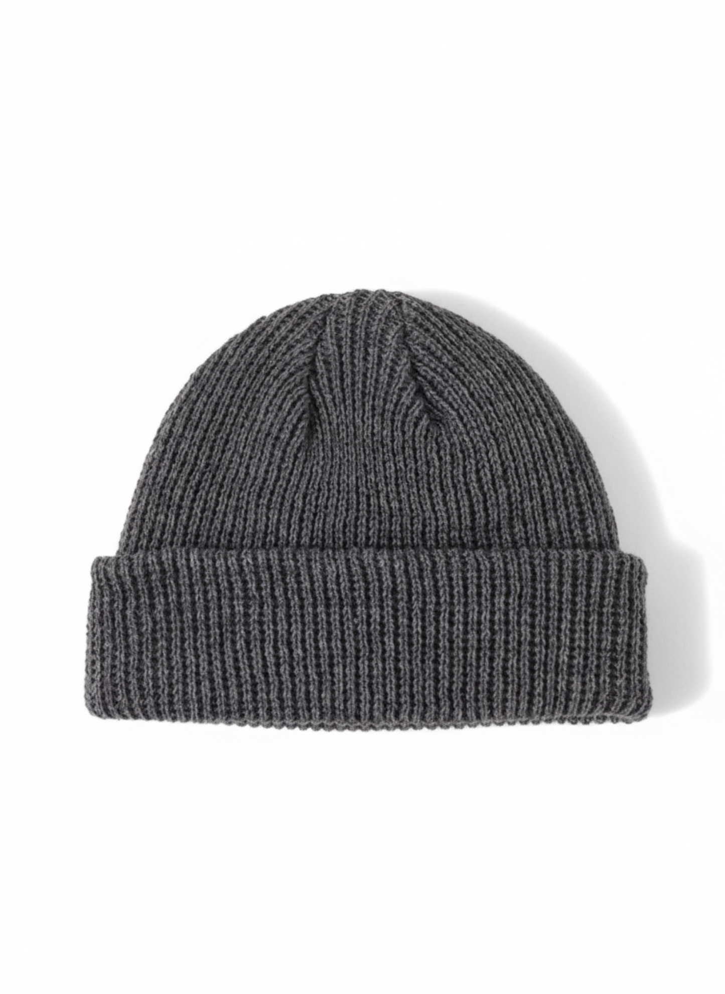 Knitted Beanie — Grey