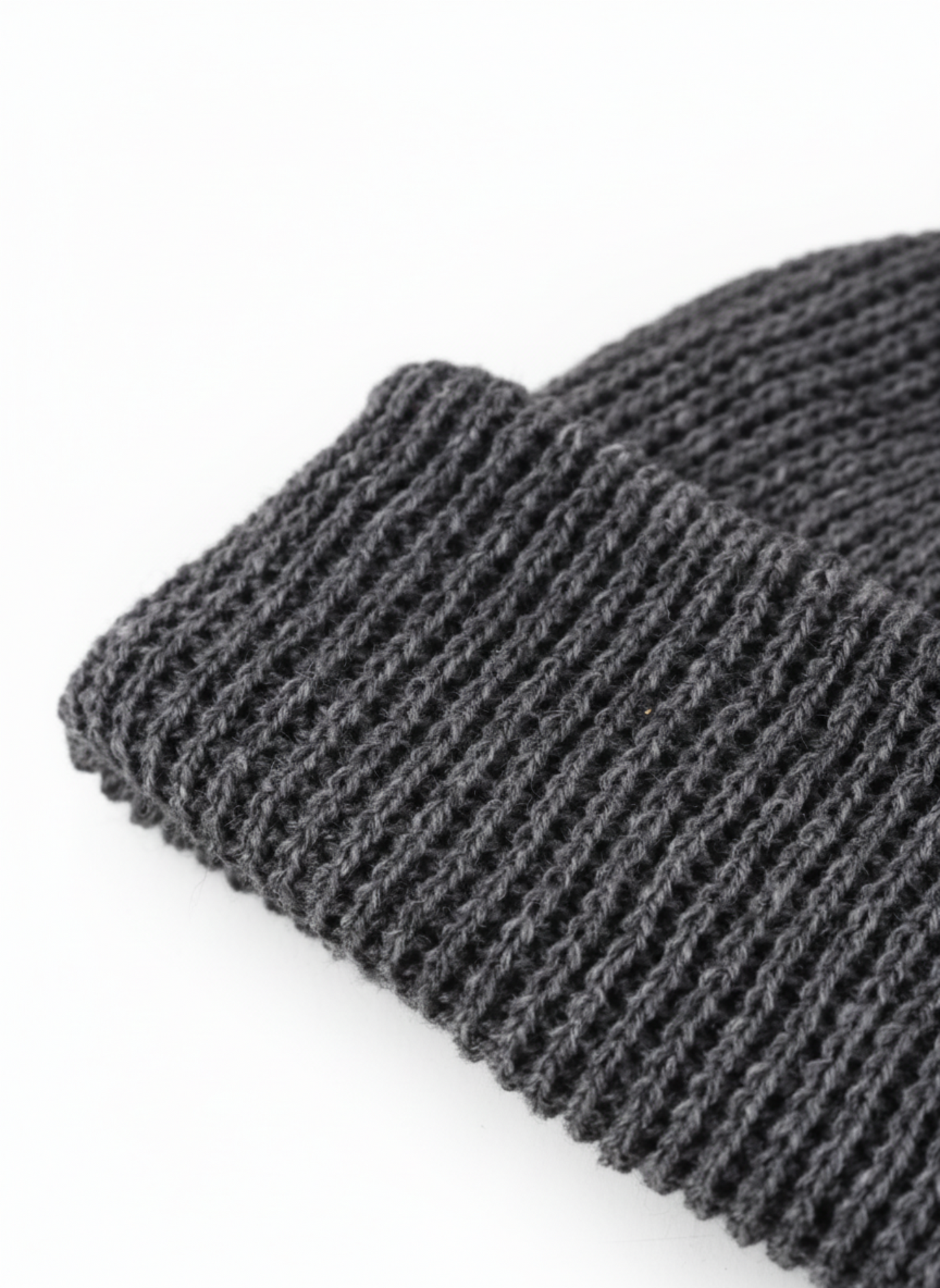 Knitted Beanie — Grey