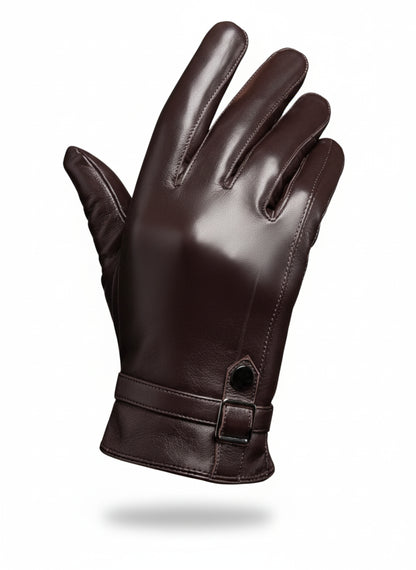 Brown Leather Gloves