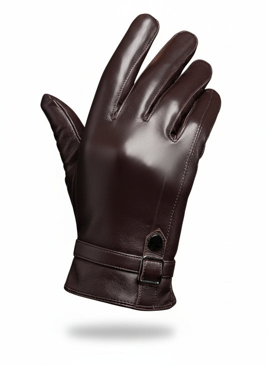 Brown Leather Gloves
