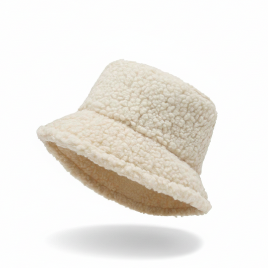 Beige Sherpa Bucket