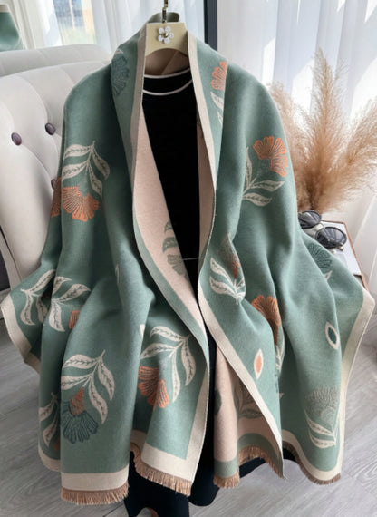 Jacquard Light Green Scarf