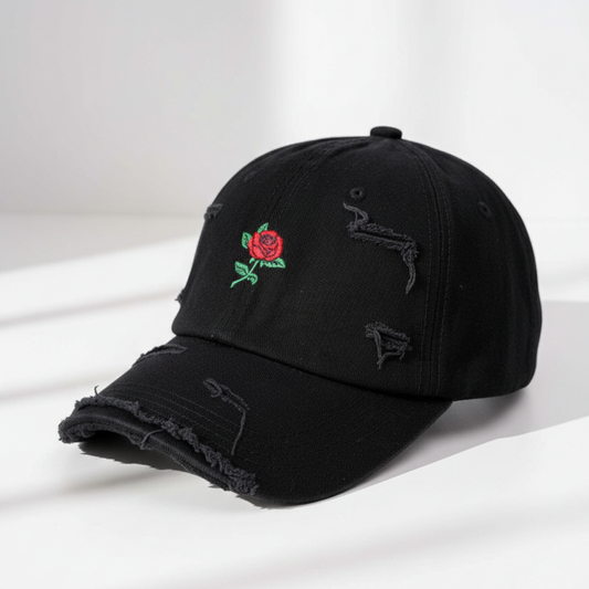 Black Bloom Cap