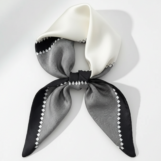 Noire Jacquard Neckerchief